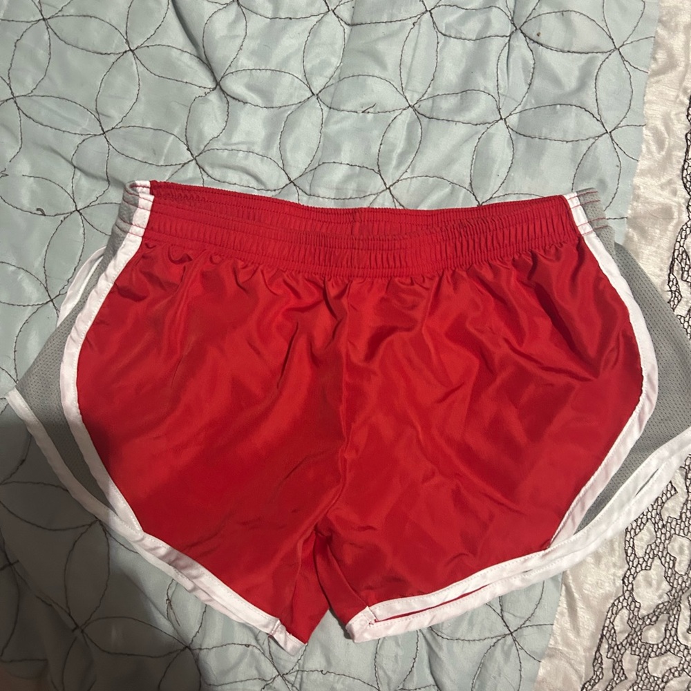 Red Women's Athletic Shorts
